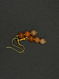 Handmade Coffe Bead Earrings